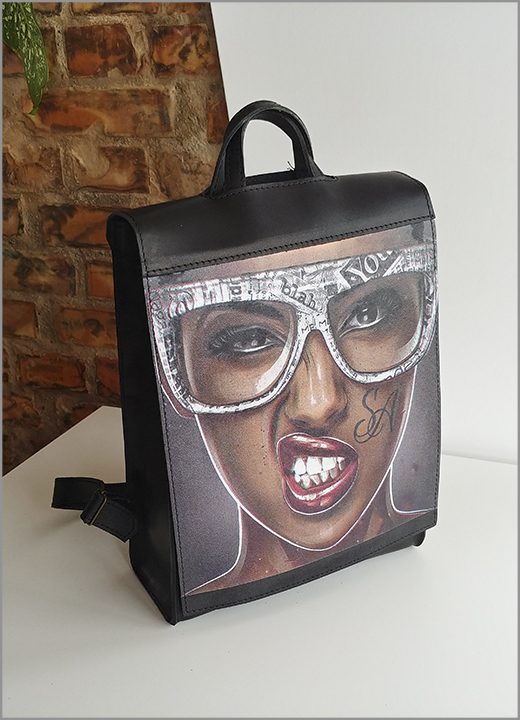 "DAIVA ART" GENUINE LEATHER BACKPACK MOD-K.101SP2