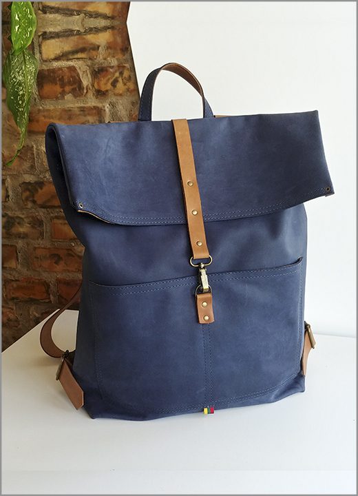 "DAIVA ART" GENUINE LEATHER BACKPACK MOD-K168