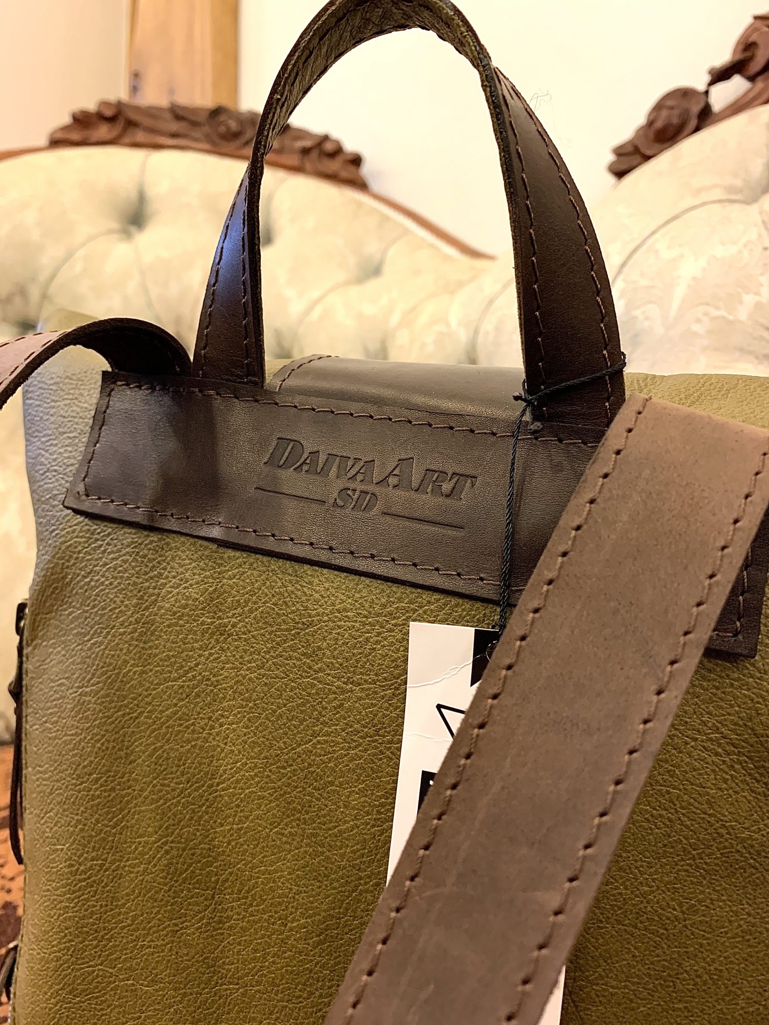 DAIVA ART Genuine Leather Backpack MOD-K219 - Image 5