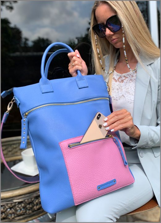 DAIVA ART NATURAL LEATHER HANDBAG “ALISA”