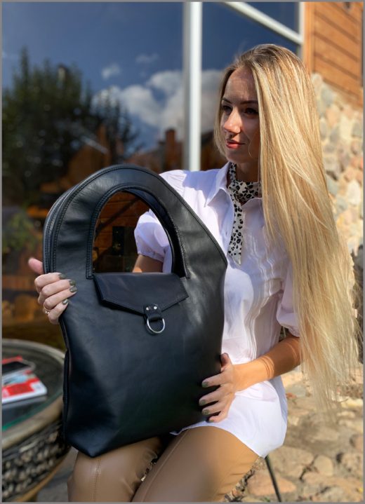 "DAIVA ART" GENUINE LEATHER HANDBAG "IEVA" (J)