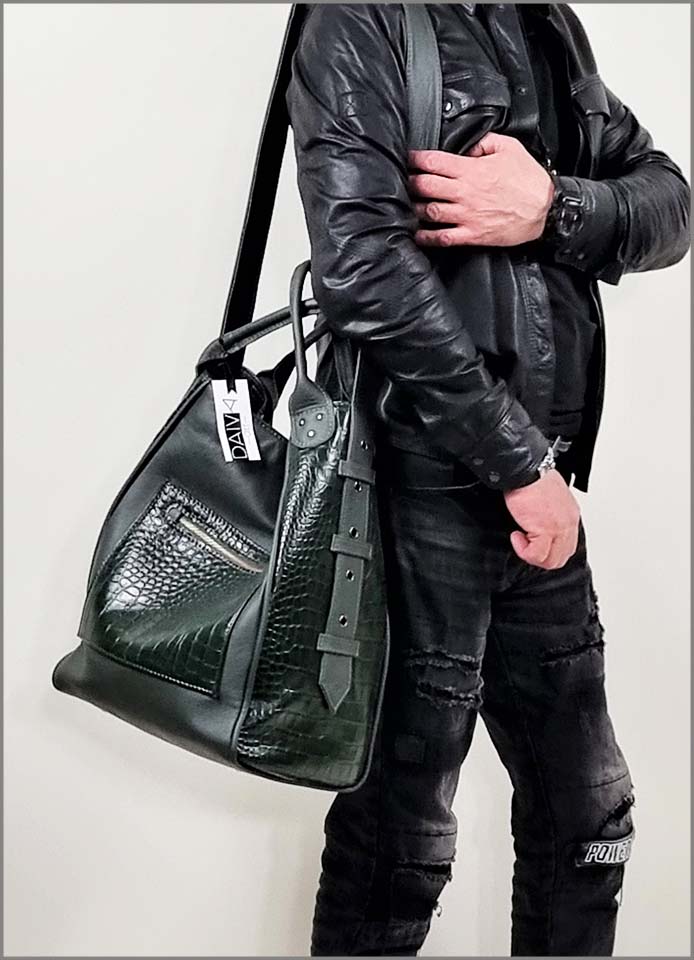 „Daiva Art“ natūralios odos rankinė “GUOBA” UNISEX Spalvos - Image 9